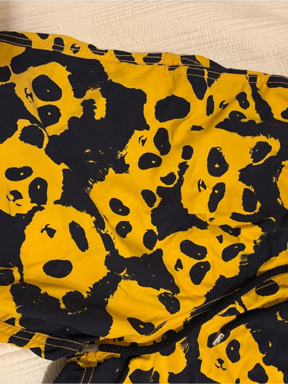 Vilebrequin Yellow and Black Graphic Swim Shorts